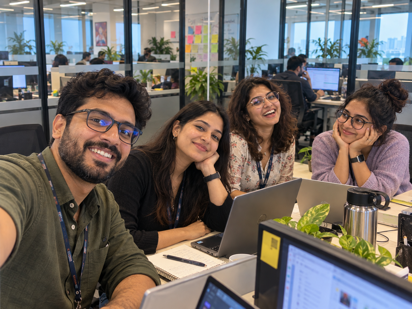 NextGen Digital AI team in their Kolkata workspace